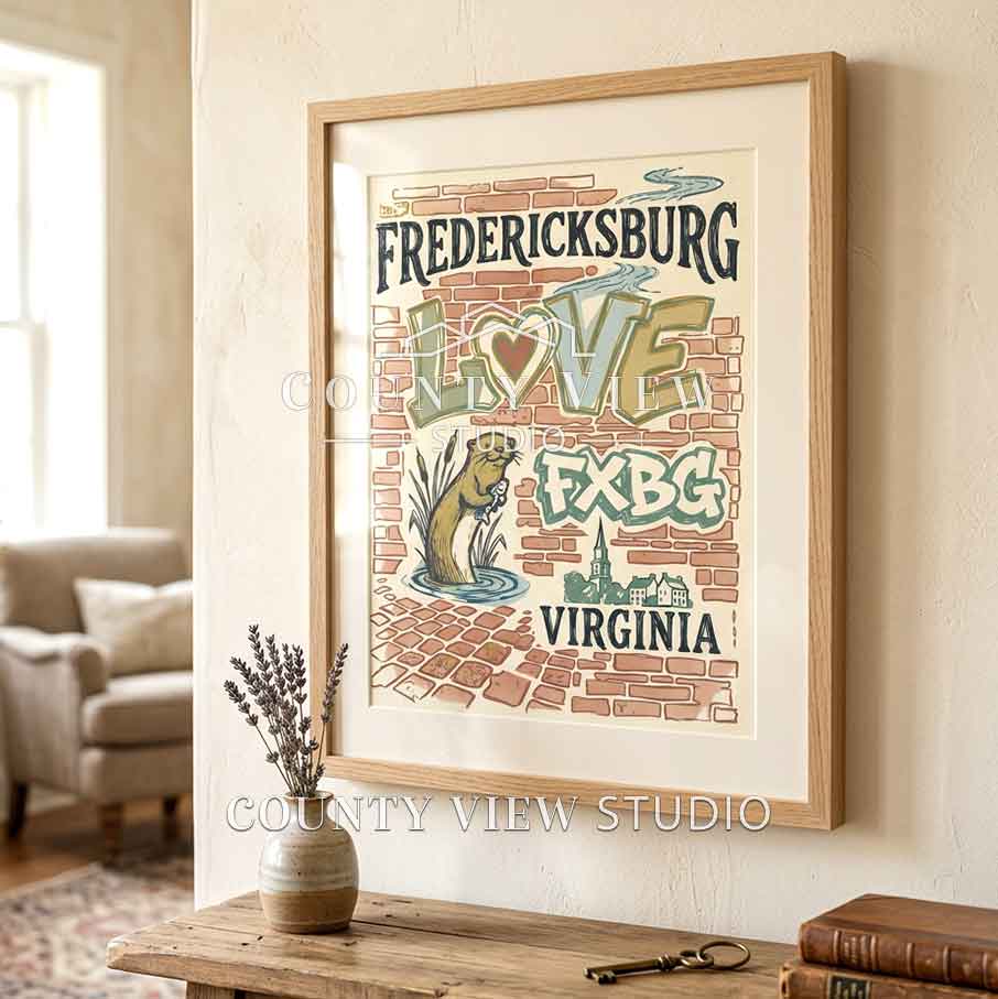 Fredericksburg Love | Collectible Art Print
